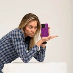 Coque iPhone Transparente Aurora Dégradé Holographique Anti-Choc